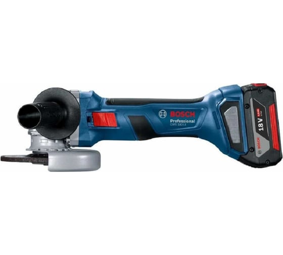 Аккумуляторная УШМ Bosch GWS 180-LI + батареи + ЗУ 06019H9081