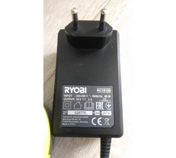 Зарядное устройство ONE+ Ryobi RC18120 5133002891 30