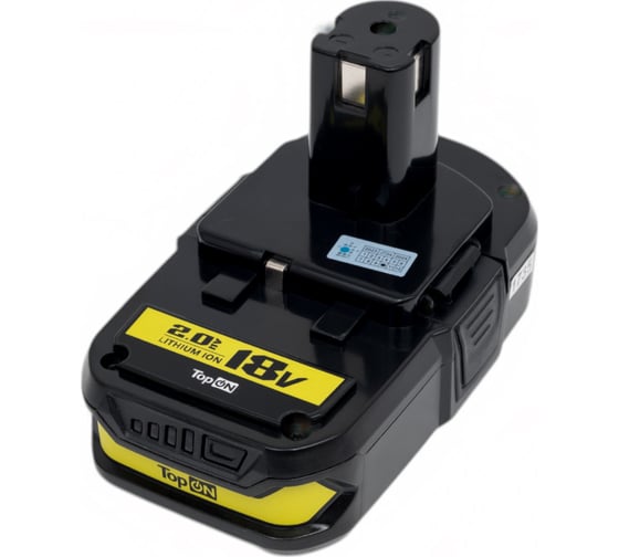 Аккумулятор для RYOBI 18V 2.0AH (LI-ION) PN: RB18L25 TopOn TOP-PTGD-RY-18-2.0