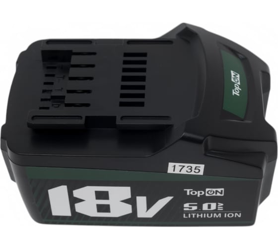 Аккумулятор для METABO 18V 5.0AH (LI-ION) PN: 625592000 TopOn TOP-PTGD-MET-18-5.0
