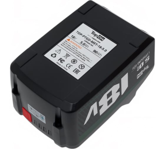 Аккумулятор для METABO 18V 5.0AH (LI-ION) PN: 625592000 TopOn TOP-PTGD-MET-18-5.0
