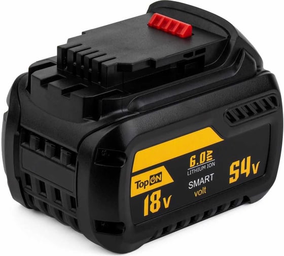 Аккумулятор для DEWALT XR FLEX VOLT 54V 6.0AH (LI-ION) TopOn TOP-DE-DCB546