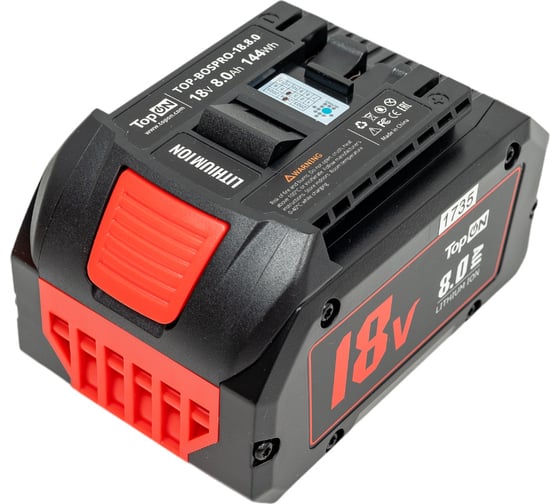 Аккумулятор для BOSCH PROCORE 18V 8.0AH (LI-ION) TopOn TOP-BOSPRO-18.8.0