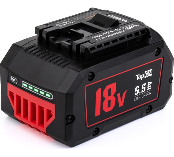 Аккумулятор для BOSCH PROCORE 18V 5.5AH (LI-ION) TopOn TOP-BOSPRO-18.5.5