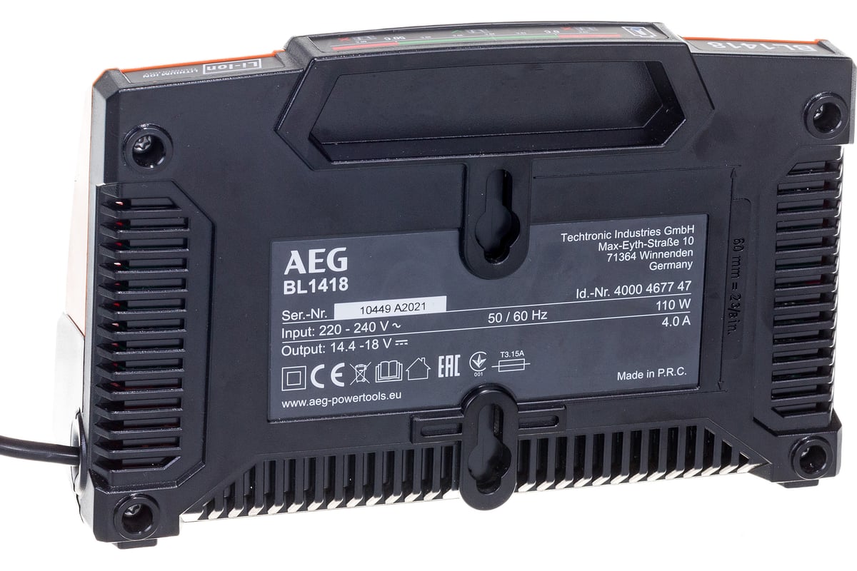 Аккумулятор (18 В; 4.0 А*ч; Li-Ion) + зарядное устройство SET L1840BL ...