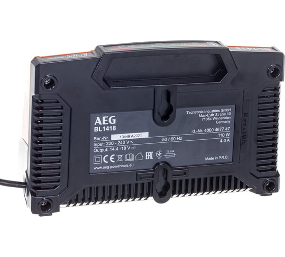 Аккумулятор (18 В; 4.0 А*ч; Li-Ion) + зарядное устройство SET L1840BL AEG 4932430359