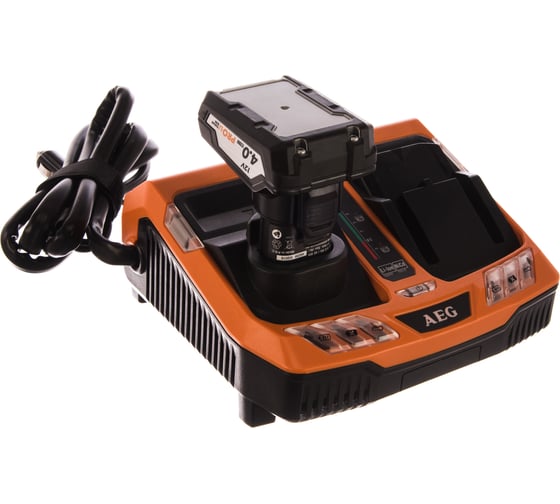 Аккумулятор L1240 (12 В; 4.0 А*ч; Li-ion) + зарядное устройство BLK1218 + сумка AEG SETL1240BLK 4932451628