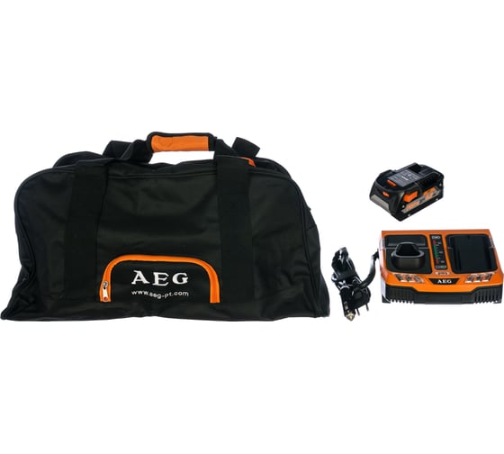 Аккумулятор L1850R (18 В; 5.0 А.ч.; Li-ion) + зарядное устройство BLK1218 + сумка AEG SETL1850BLK 4932451629 1