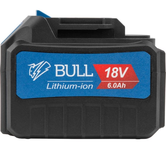 Аккумулятор AK 6001 18 В, 6 А*ч, Li-Ion BULL 0329178