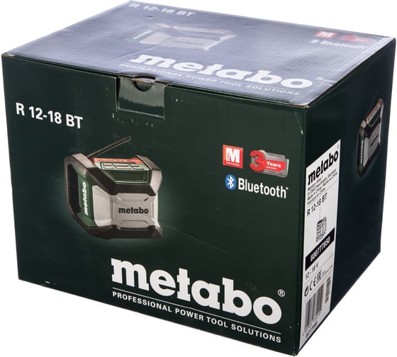 Радио Metabo R 12-18 BT Bluetooth 600777850