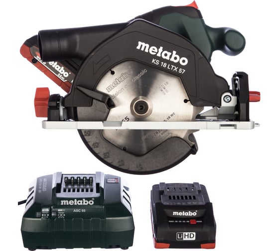Аккумуляторная дисковая пила Metabo KS 18 LTX 57 601857890