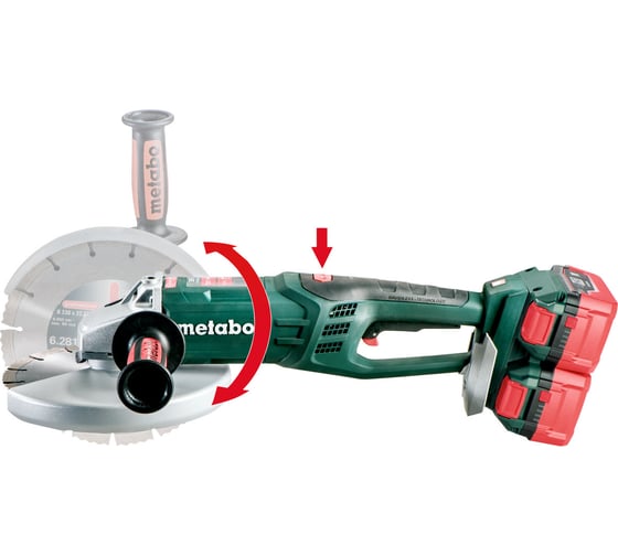Аккумуляторная угловая шлифмашина Metabo WPB 36-18 LTX BL 230 613102830