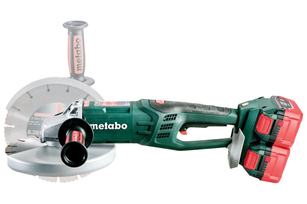 Meuleuse D'angle Metabo WPB 36-18 LTX BL 230 - 18V/36V, 230mm, Mallette, Déstockage