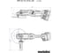 Аккумуляторная угловая шлифмашина Metabo WPB 36-18 LTX BL 230 613102840 4