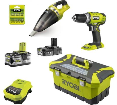 Набор инструментов Ryobi ONE+ RCD18-252VT 5133003622