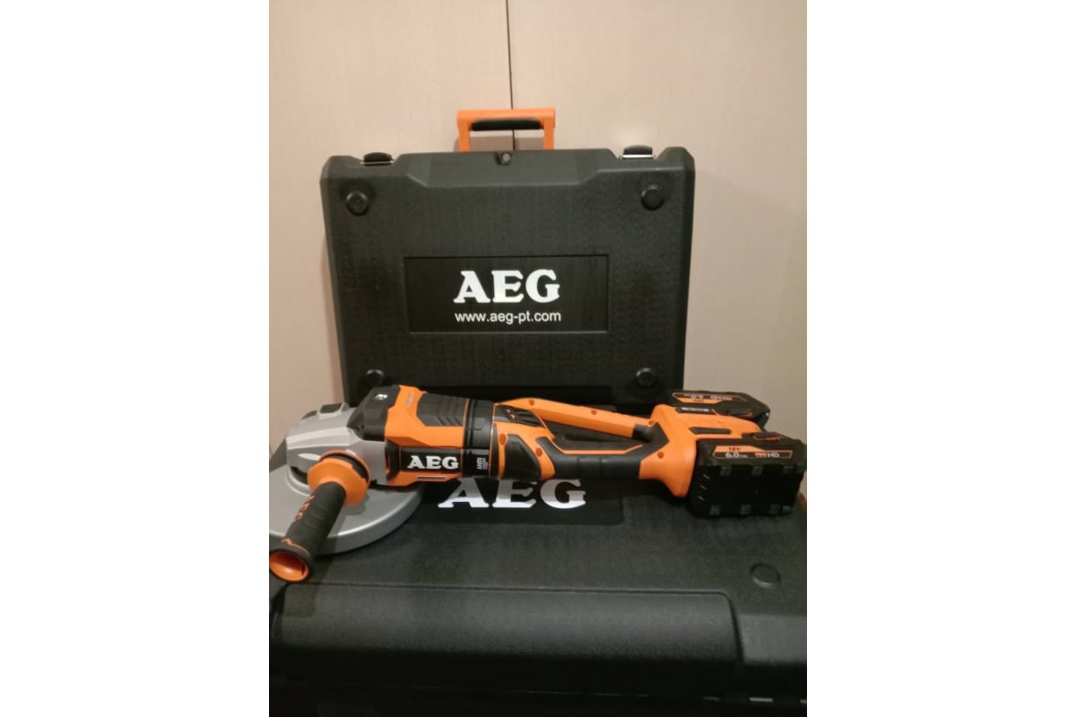 Бесщеточная углошлифовальная машина AEG BEWS18-230BL-0 4935459735 .