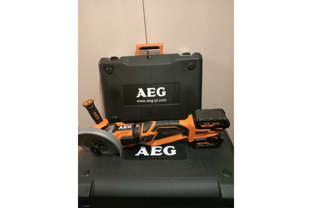 Бесщеточная углошлифовальная машина AEG BEWS18-230BL-0 4935459735 .