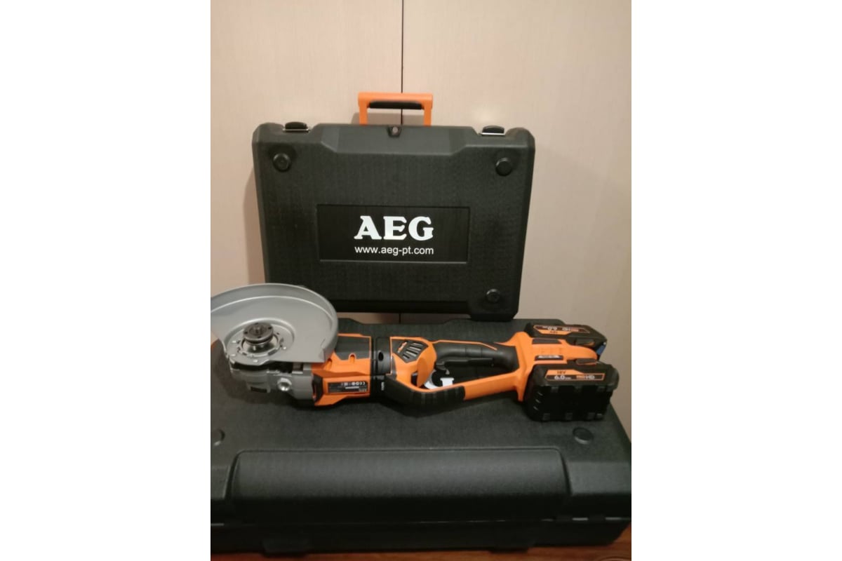 Бесщеточная углошлифовальная машина AEG BEWS18-230BL-0 4935459735 .