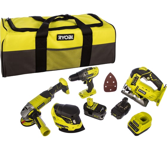  о наборе инструментов Ryobi ONE+ R18CK4B-252S 5133003620. Читать .