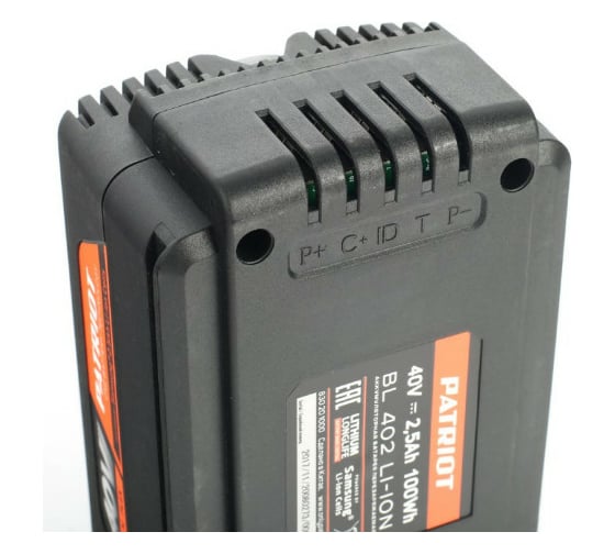 Аккумулятор BL402 (40 В; 2.5 А*ч; Li-Ion) PATRIOT 830201000