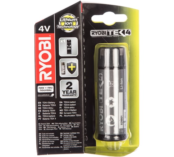 Батарея аккумуляторная AP4001 (4В; 1.5 А*ч; Li-Ion) Ryobi 5132000147