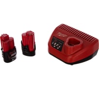 Энергокомплект M12 NRG-302 Milwaukee 4933451902