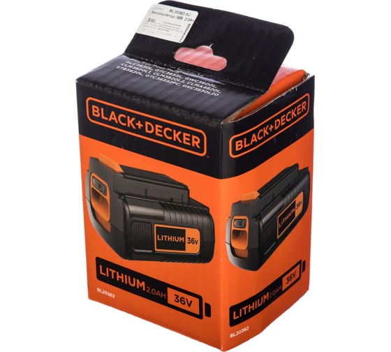 Аккумулятор (36 В; 2.0 А*ч; Li-Ion) Black+Decker BL20362