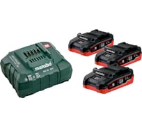 Базовый комплект (зарядное устройство ASC30 + 3 аккумулятора LiHD 18 В/3.5 Ач) Metabo 685101000