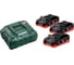 Базовый комплект (зарядное устройство ASC30 + 3 аккумулятора LiHD 18 В/3.5 Ач) Metabo 685101000 1