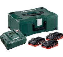 Набор Basic-Set (3 аккумулятора LiHD 3.5 А*ч+зарядное устройство ASC30+Metaloc) Metabo 685100000