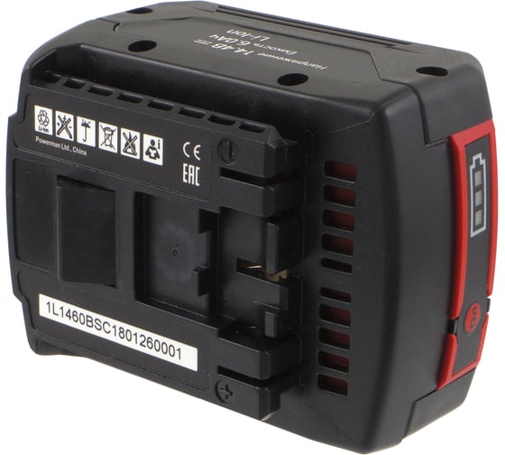 Аккумулятор ЛИБ 1460 БШ-С (для Bosch, 14.4В, 6.0Ач, Li-Ion) ЗАРЯД 6126487