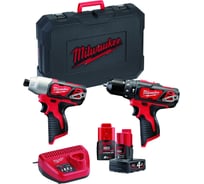 Набор Milwaukee М12 ВPP2В-421С 4933443497