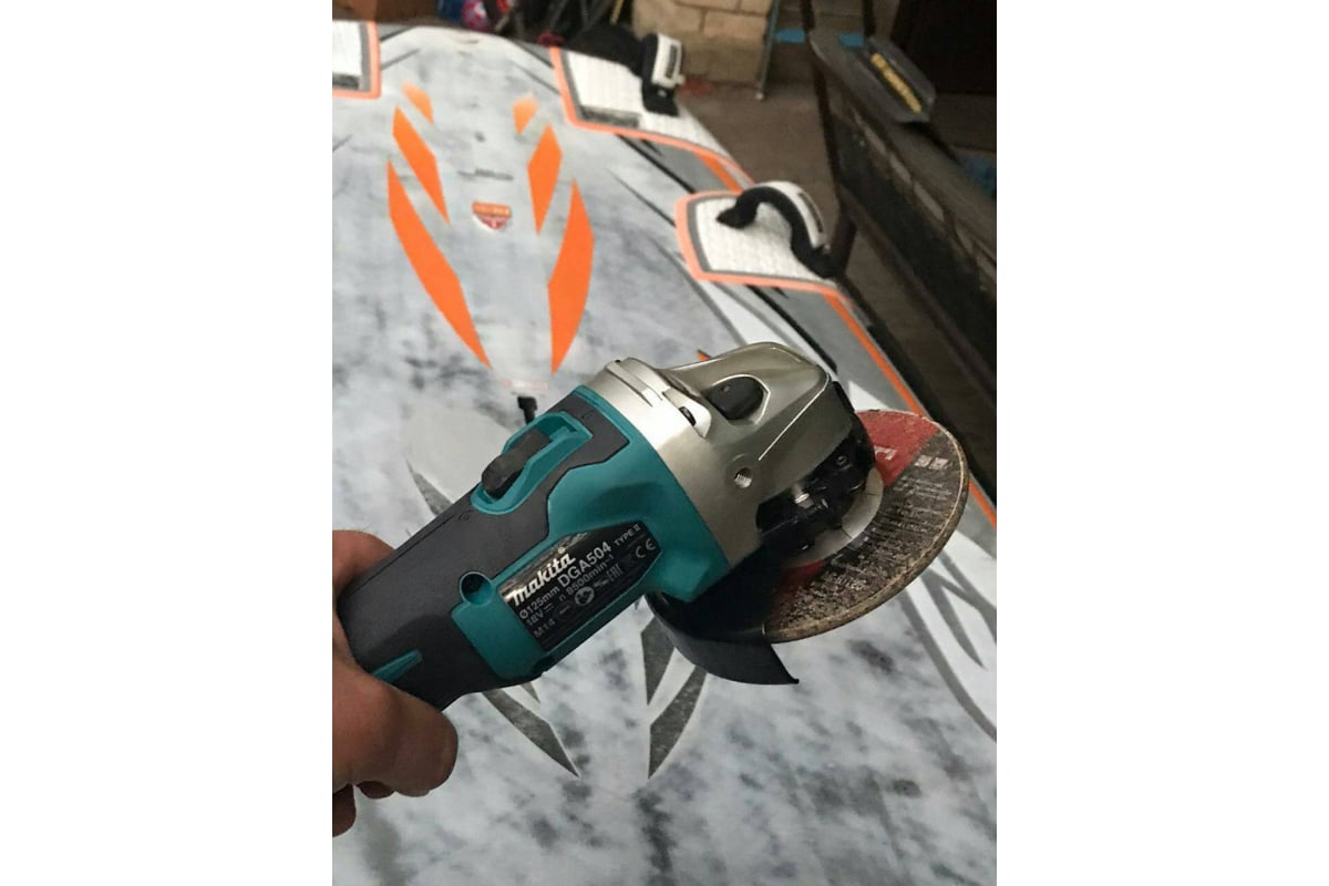 Аккумуляторная угловая шлифовальная машина Makita LXT DGA504RF