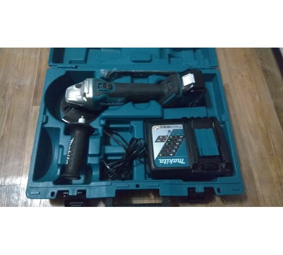 Аккумуляторная угловая шлифовальная машина Makita LXT DGA504RF ...