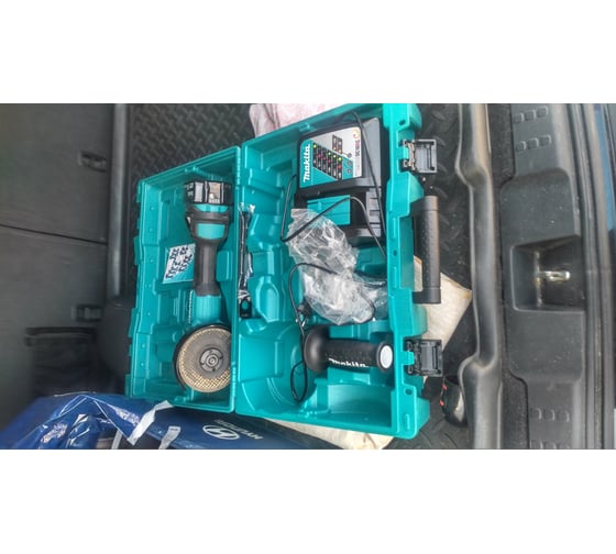 Аккумуляторная угловая шлифовальная машина Makita LXT DGA504RF ...