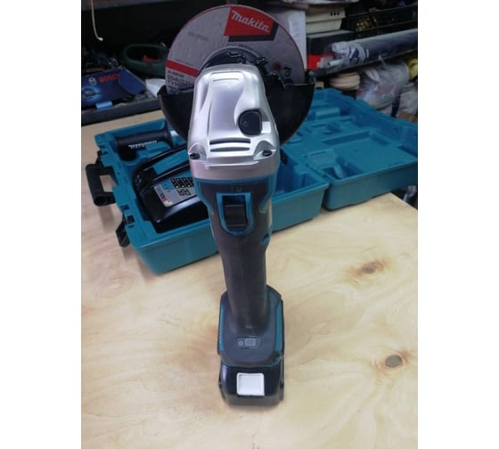 Аккумуляторная угловая шлифовальная машина Makita LXT DGA504RF ...