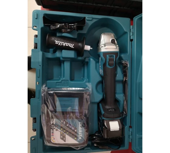 Аккумуляторная угловая шлифовальная машина Makita LXT DGA504RF ...