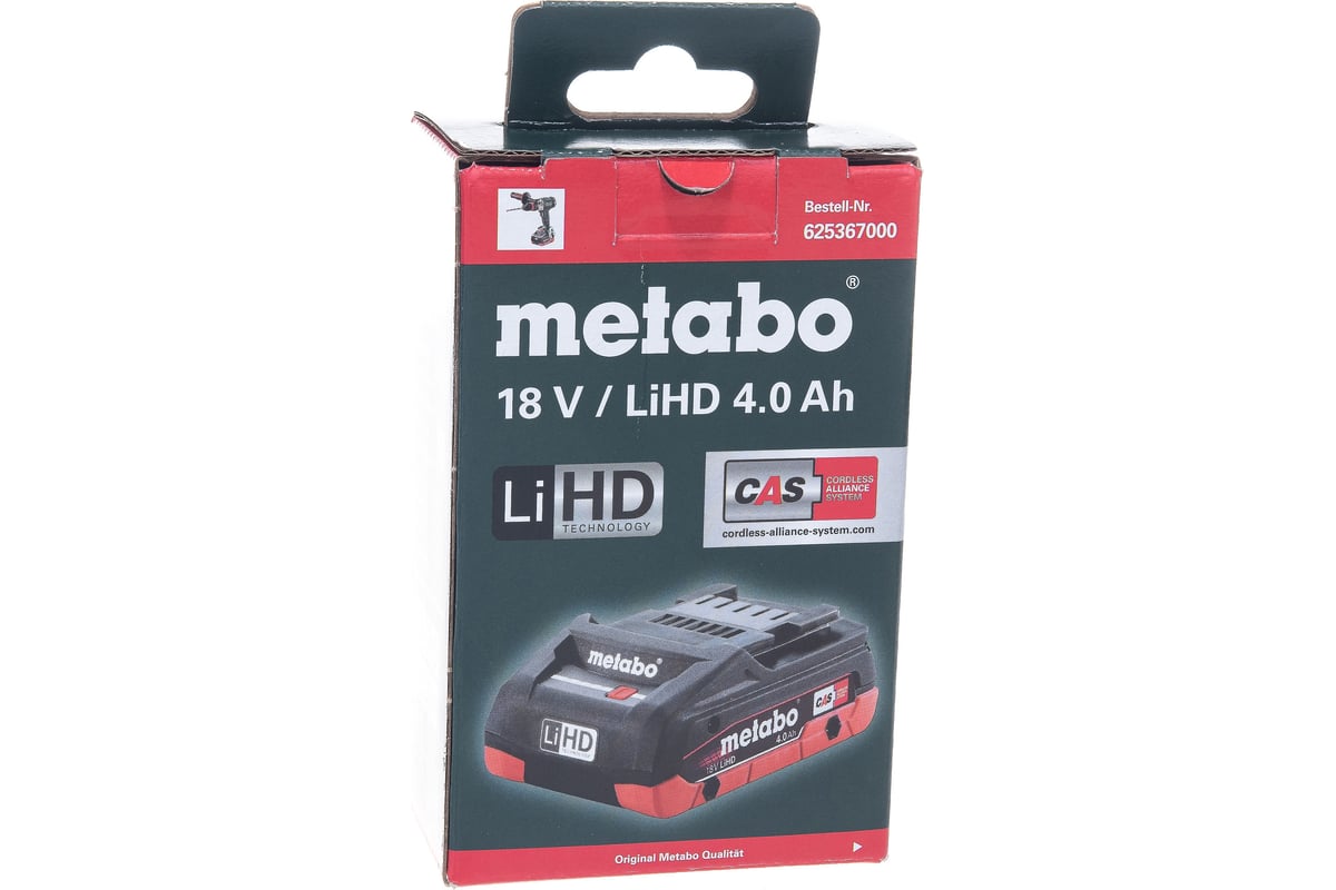 LiHD 18 4.0 Metabo 625367000