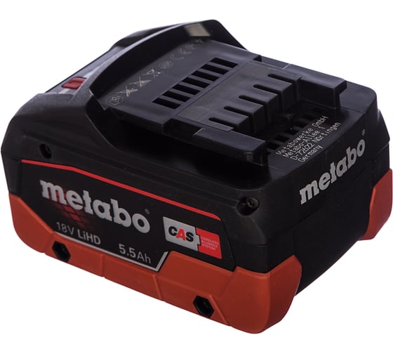 Аккумулятор LiHD 18 В, 5.5 А*ч Metabo 625368000