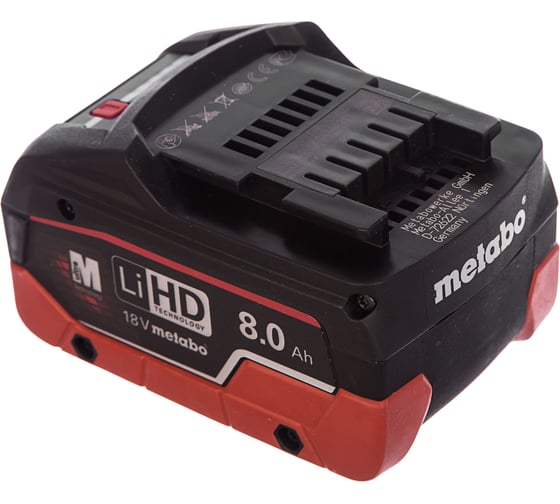 Аккумулятор LiHD 18 В, 8.0 А*ч Metabo 625369000