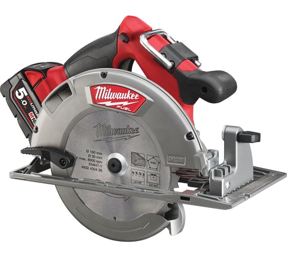 Аккумуляторная циркулярная пила Milwaukee M18 CCS66-502X FUEL 4933451384 1