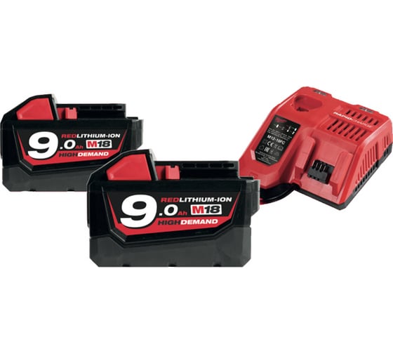 Энергокомплект M18 NRG-902 Milwaukee 4933451422 1