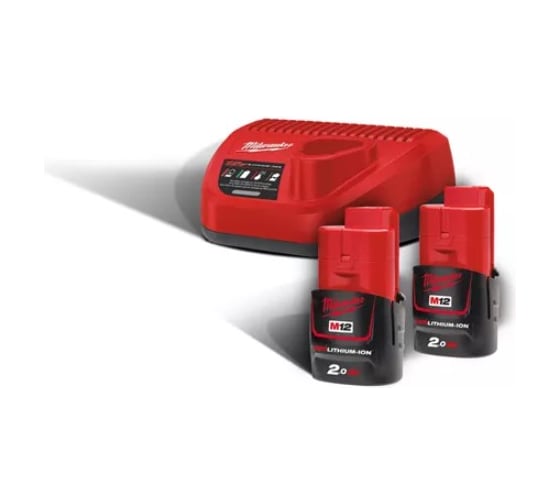 Энергокомплект M12 NRG-202 Milwaukee 4933459209 1