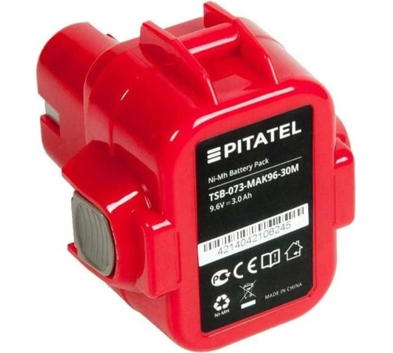 Аккумуляторная батарея для MAKITA (3 Ач, 9.6 В, Ni-Mh) Pitatel TSB-073-MAK96-30M