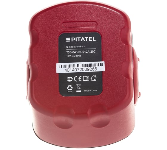 Аккумуляторная батарея для BOSCH (2 Ач, 12 В, Ni-Cd) Pitatel TSB-048-BOS12A-20C