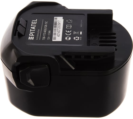Аккумуляторная батарея для AEG (1.5 Ач, 12 В, Ni-Cd) Pitatel TSB-173-AE(G)12B-15C
