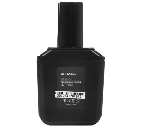 Аккумуляторная батарея для BOSCH (2 Ач, 12 В, Ni-Mh) Pitatel TSB-051-BOS12B-20M