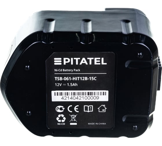 Аккумуляторная батарея для HITACHI (1.5 Ач, 12 В, Ni-Cd) Pitatel TSB-061-HIT12B-15C
