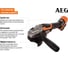 Бесщеточная угловая шлифмашина AEG BEWS18-125BL-0 4935464414 3