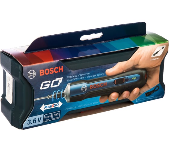 Аккумуляторная отвертка Bosch GO 0.601.9H2.020